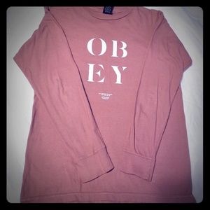 Obey womens long sleeve